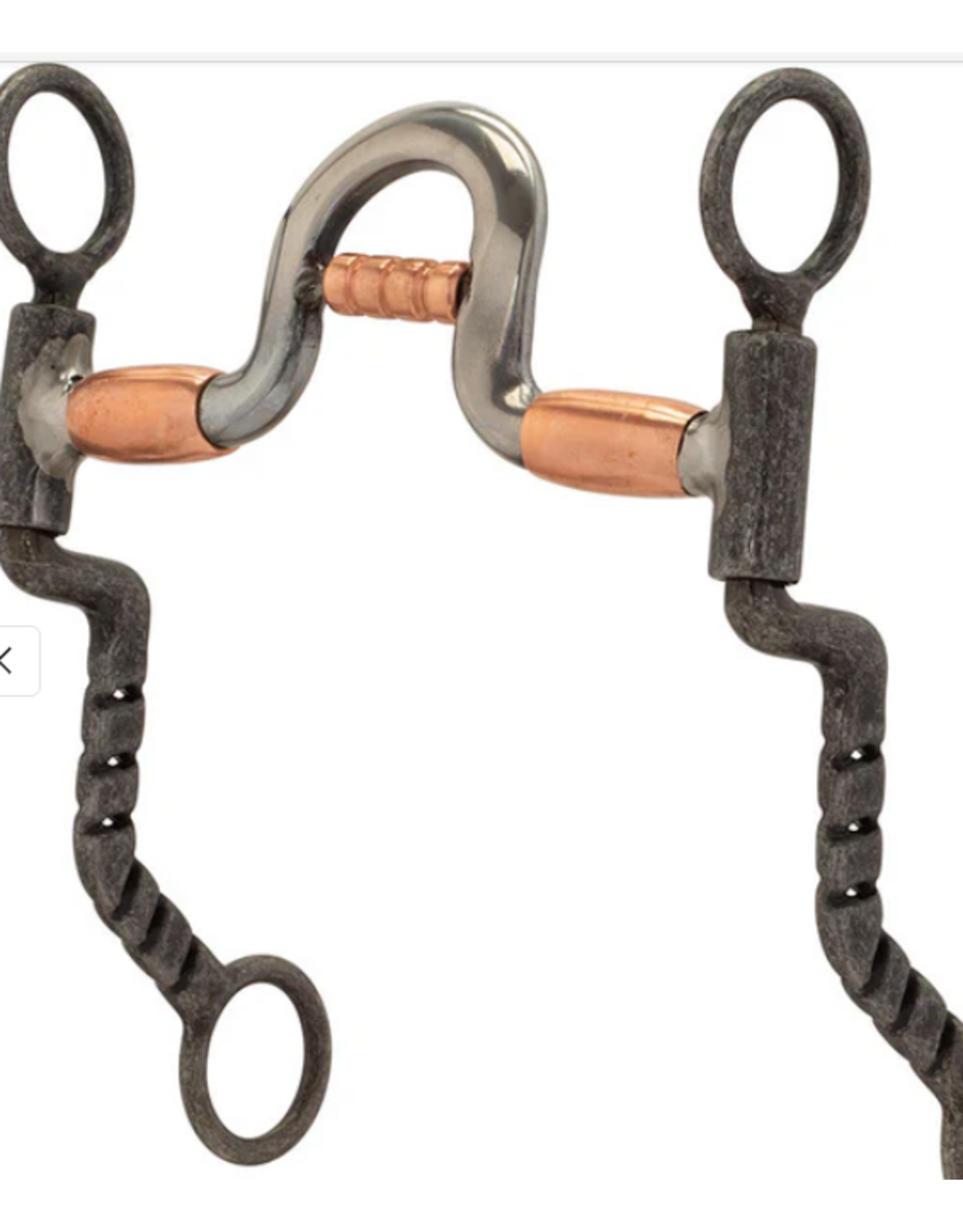 BIT SPOON MOUTH BUFFED BLACK SWEET IRON 5"