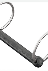 RUBBER BIT WITH SS RINGS 6"