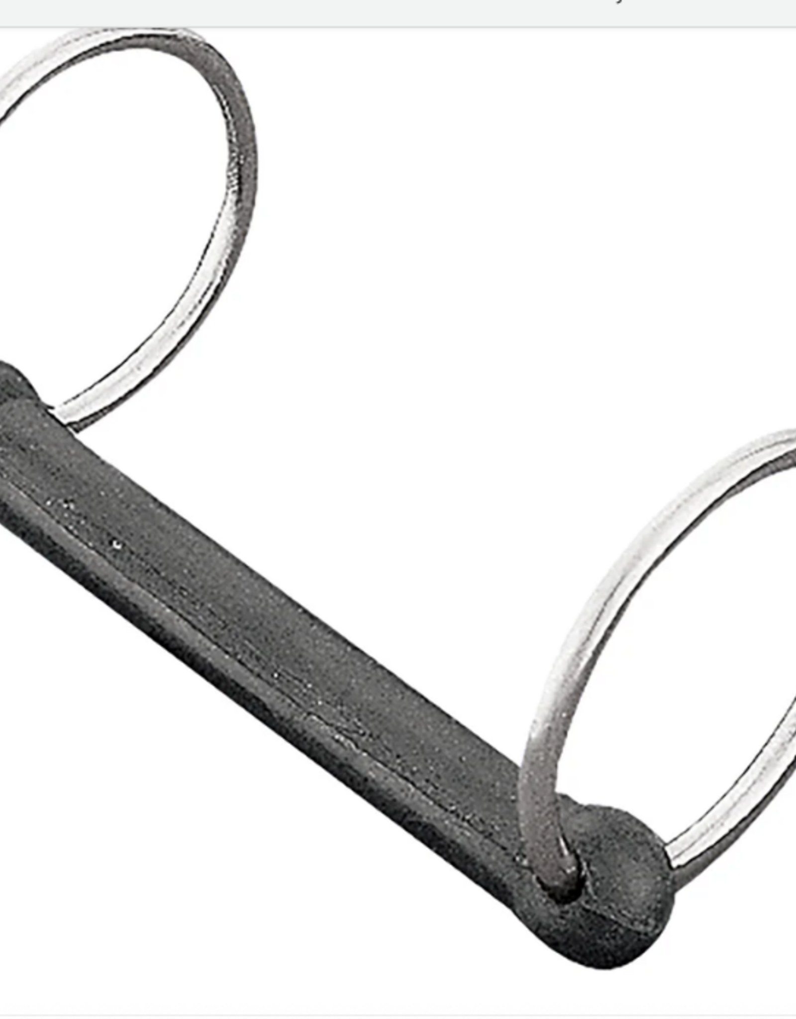 RUBBER BIT WITH SS RINGS 6"