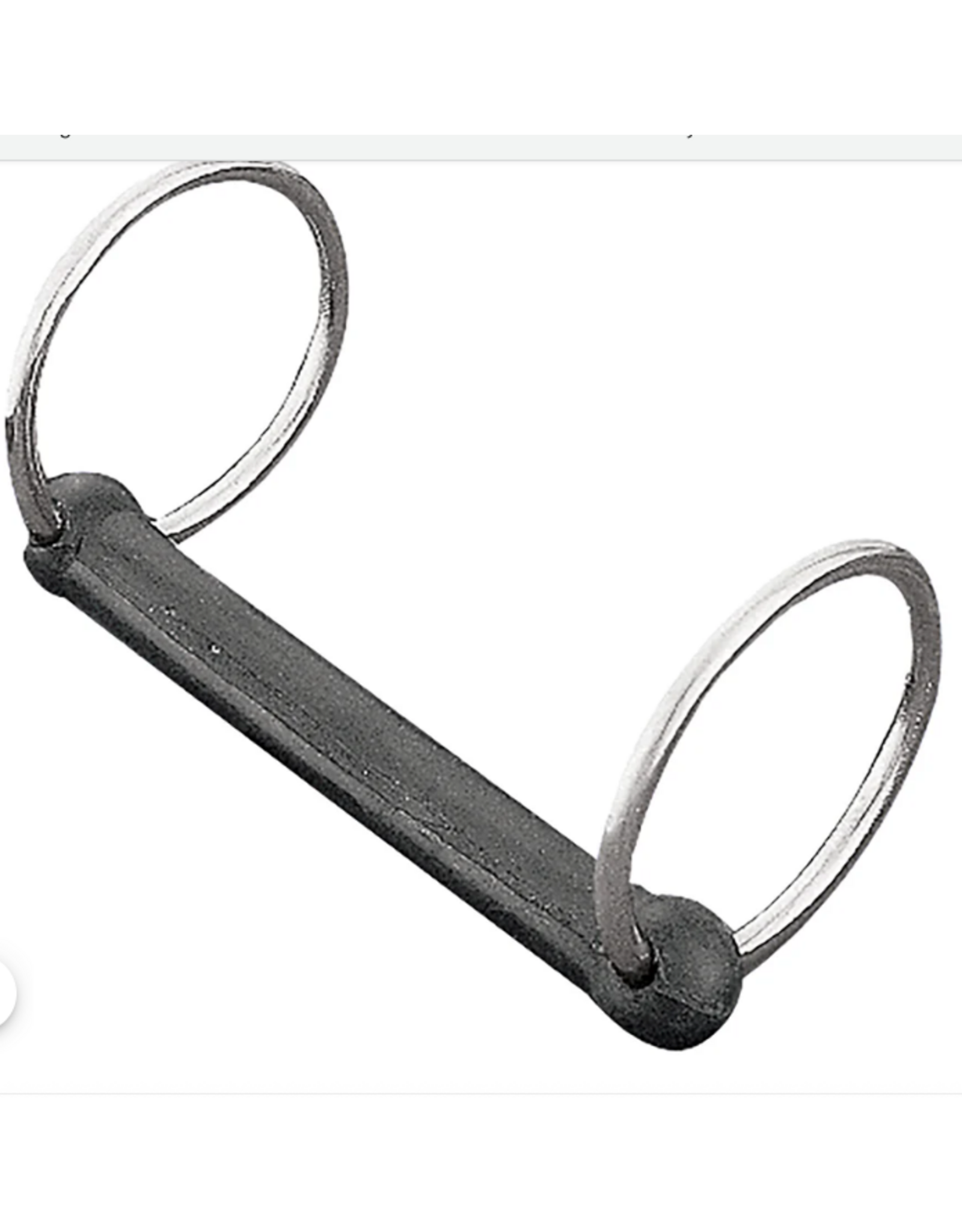 RUBBER BIT WITH SS RINGS 6"