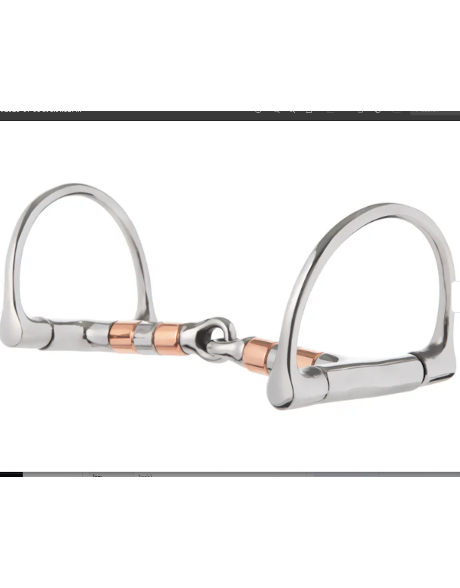 BIT DEE RING ROLLER MOUTH 5" RACE