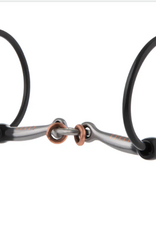 RING SNAFFLE BIT WITH 5" SWEET IRON SMOOTH LIFESAVER