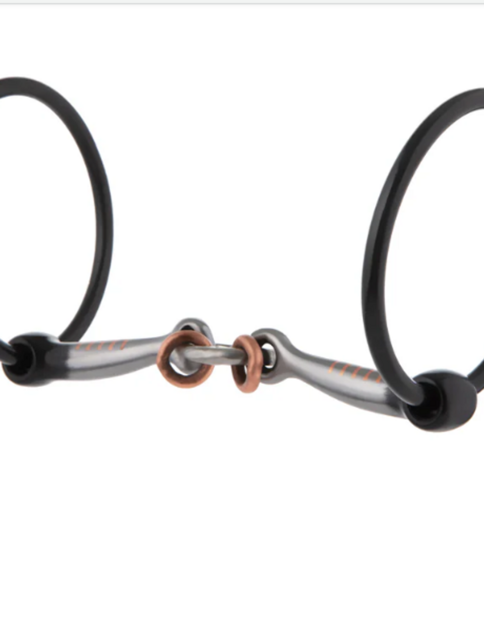 RING SNAFFLE BIT WITH 5" SWEET IRON SMOOTH LIFESAVER