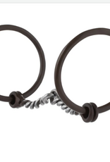 SNAFFLE BIT ANTIQUED TWIST CURVED MOUTH
