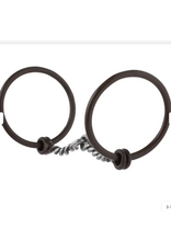 SNAFFLE BIT ANTIQUED TWIST CURVED MOUTH