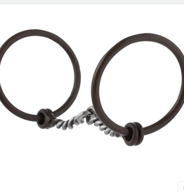 SNAFFLE BIT ANTIQUED TWIST CURVED MOUTH