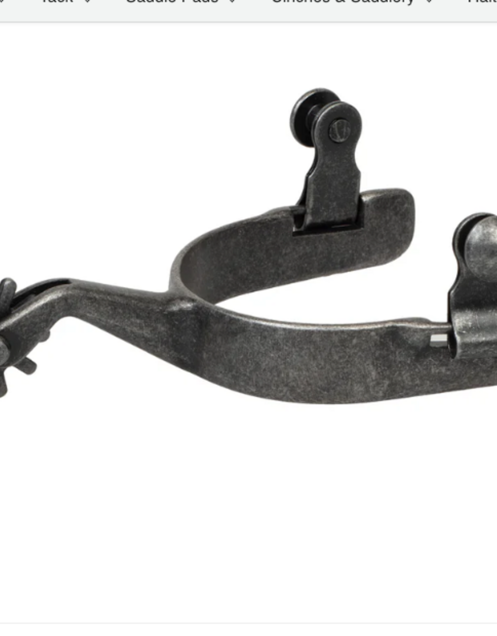 MENS CUTTING ROWEL SPUR BLACK