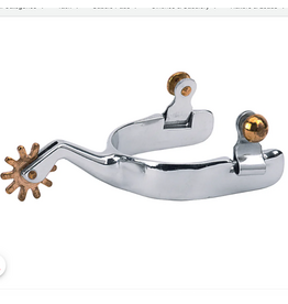 MEN CUTTING SPURS WITH PLAIN BAND