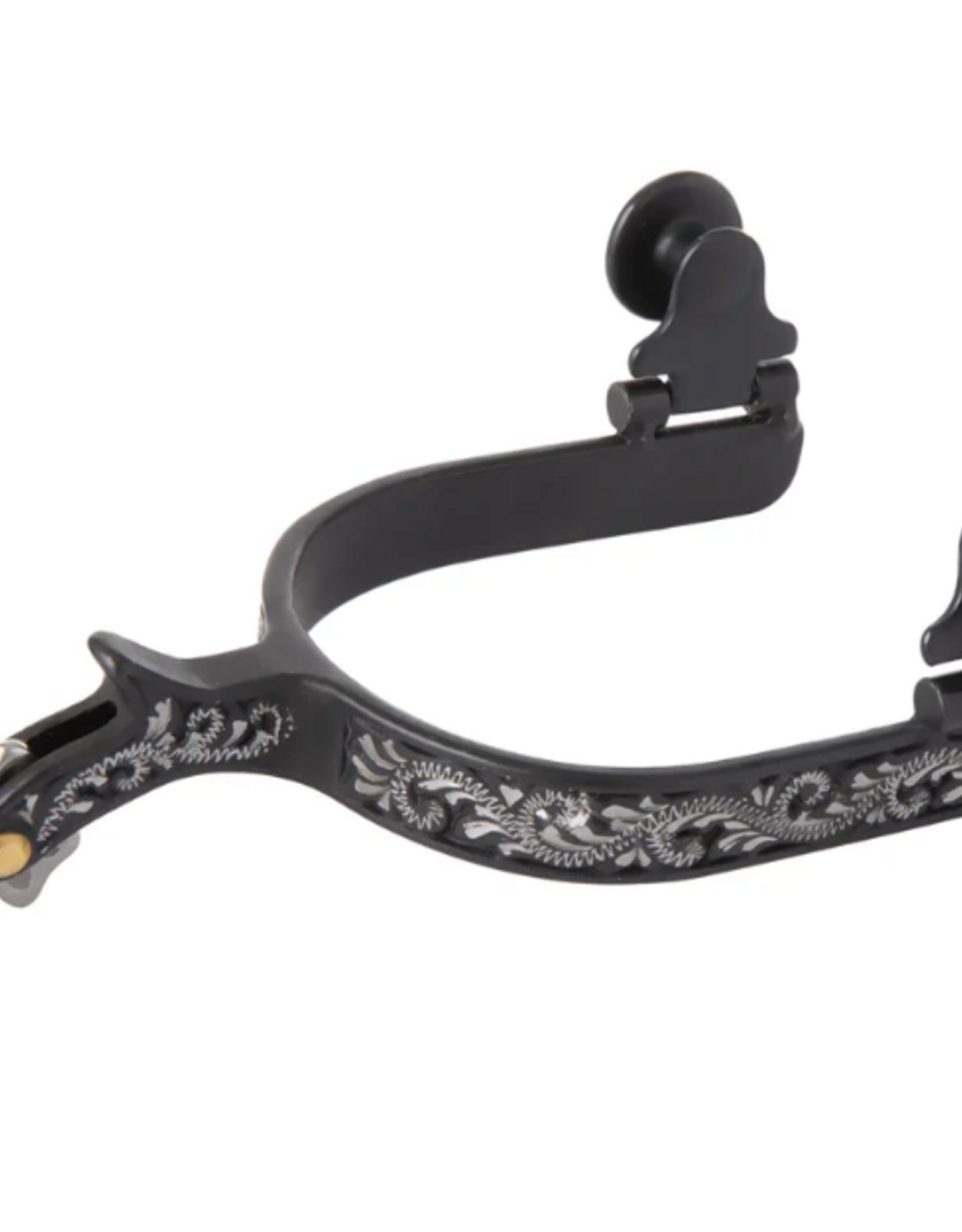 SPURS LADIES WITH ENGRAVED TRIM BLACK