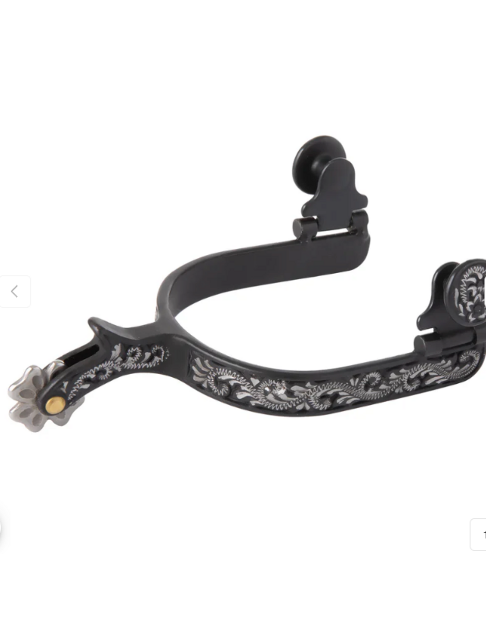 SPURS LADIES WITH ENGRAVED TRIM BLACK