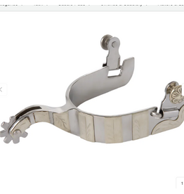 SPURS MENS WITH ENGRAVED GERMAN SILVER TRIM