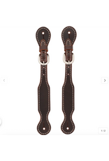 SPUR STRAP BUFFALO LEATHER DARK BROWN