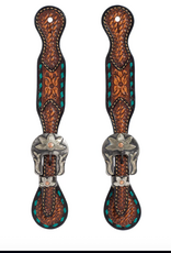 SPUR STRAP WOMENS FLORALBUCKSTITCH