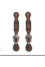 SPUR STRAP WOMENS FLORALBUCKSTITCH