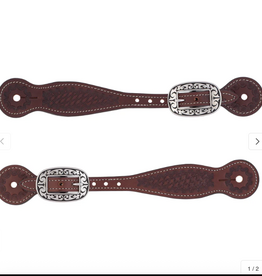 BASIN COWBOY THIN SPUR STRAP, BR