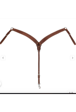 BREAST COLLAR PROTACK CONTOURED OILED RUSSET