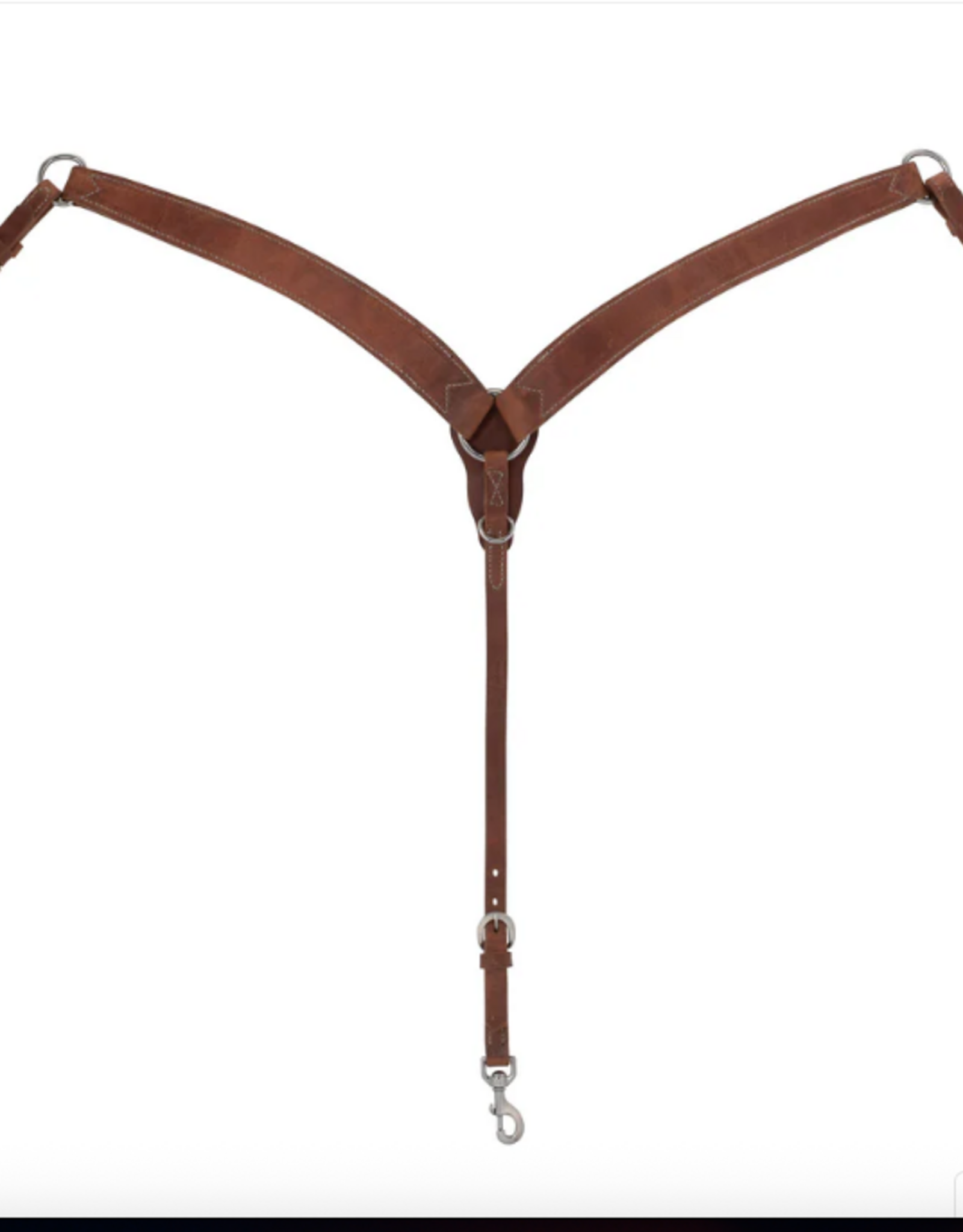 BREAST COLLAR PROTACK CONTOURED OILED RUSSET