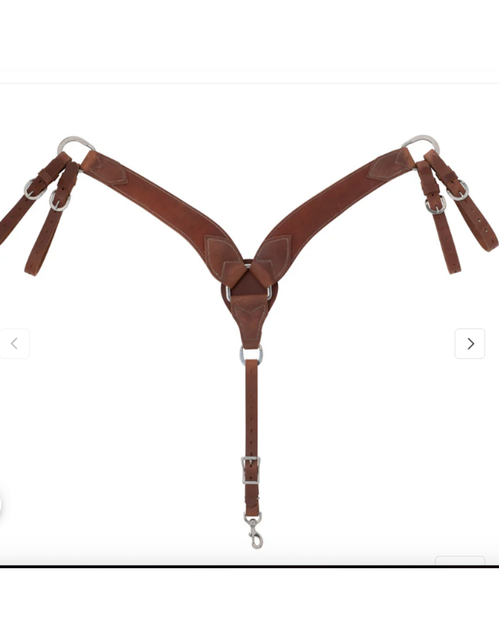 BREAST COLLAR PROTACK ROPER OILED RUSSET