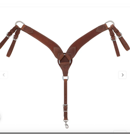 BREAST COLLAR PROTACK ROPER OILED RUSSET