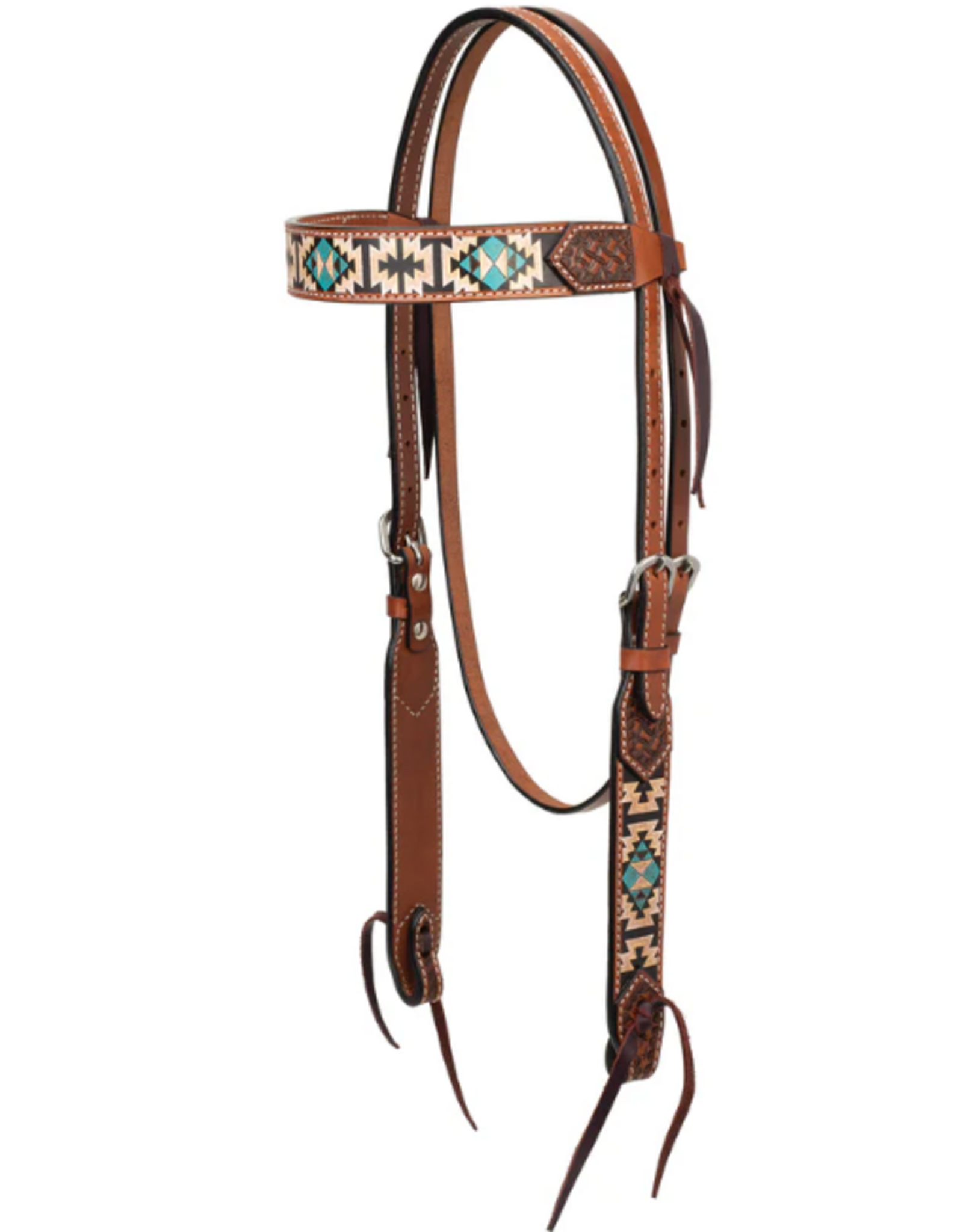 HEADSTALL SLIDING EAR AZTEC