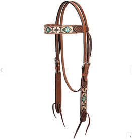 HEADSTALL SLIDING EAR AZTEC