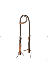 HEADSTALL SLIDING EAR FLORAL VINE