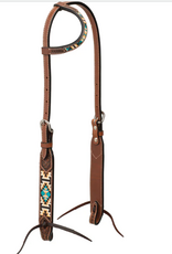 HEADSTALL SLIDING EAR AZTEC