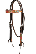 HEADSTALL BROWBAND FLORAL VINE