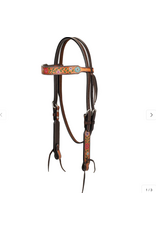 HEADSTALL BROWBAND FLORAL VINE