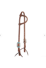 HEADSTALL PROTACK FLOWER BUCKLE SLIDING EAR