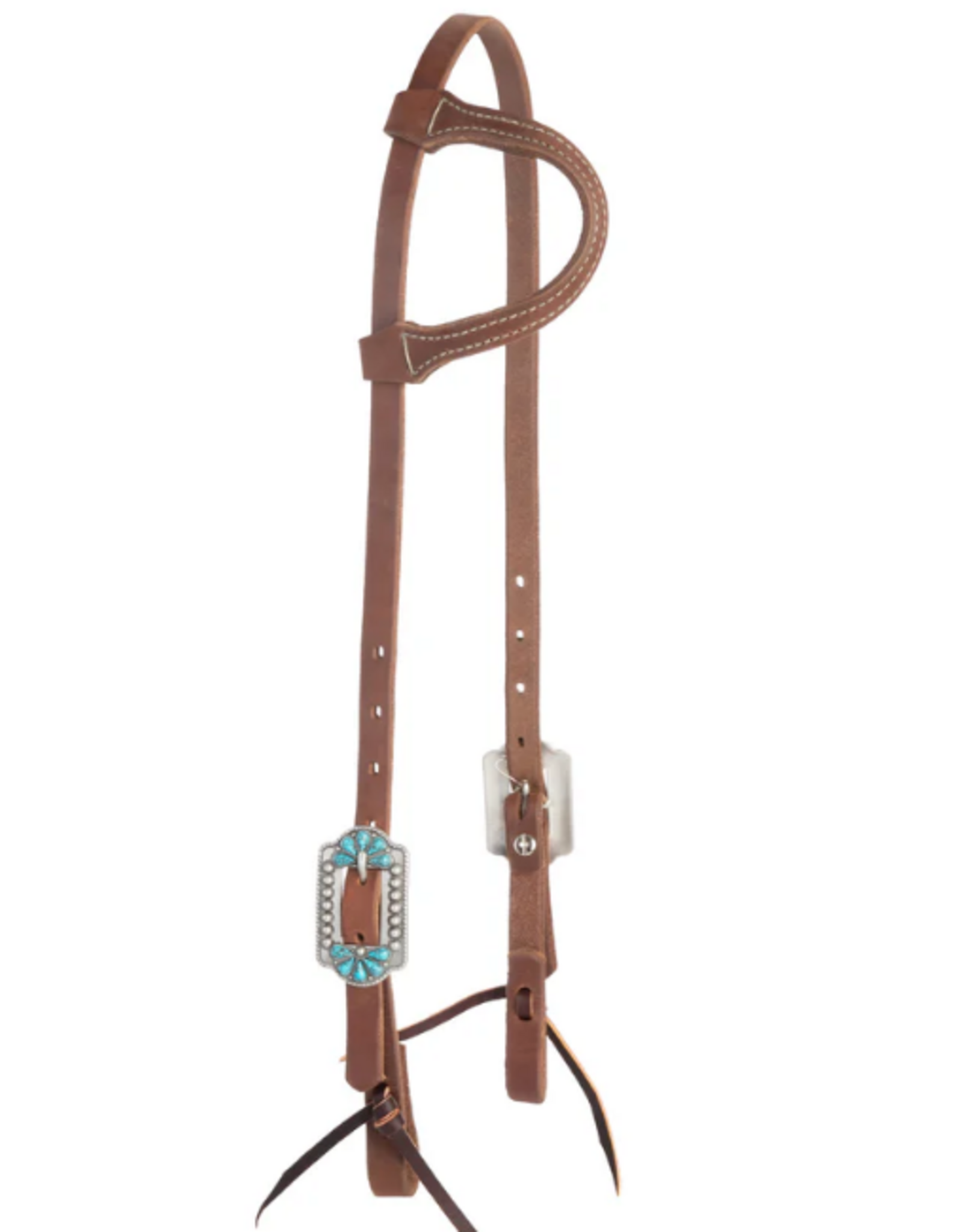 HEADSTALL PROTACK FLOWER BUCKLE SLIDING EAR