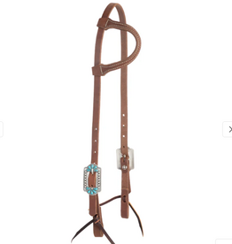 HEADSTALL PROTACK FLOWER BUCKLE SLIDING EAR