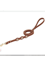 DOG LEASH LEATHER LONSTAR CONCHO