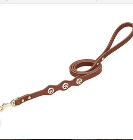 DOG LEASH LEATHER LONSTAR CONCHO