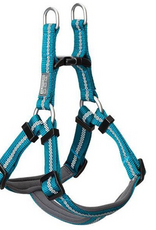 DOG HARNESS REFLECTIVE TEAL