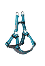 DOG HARNESS REFLECTIVE TEAL
