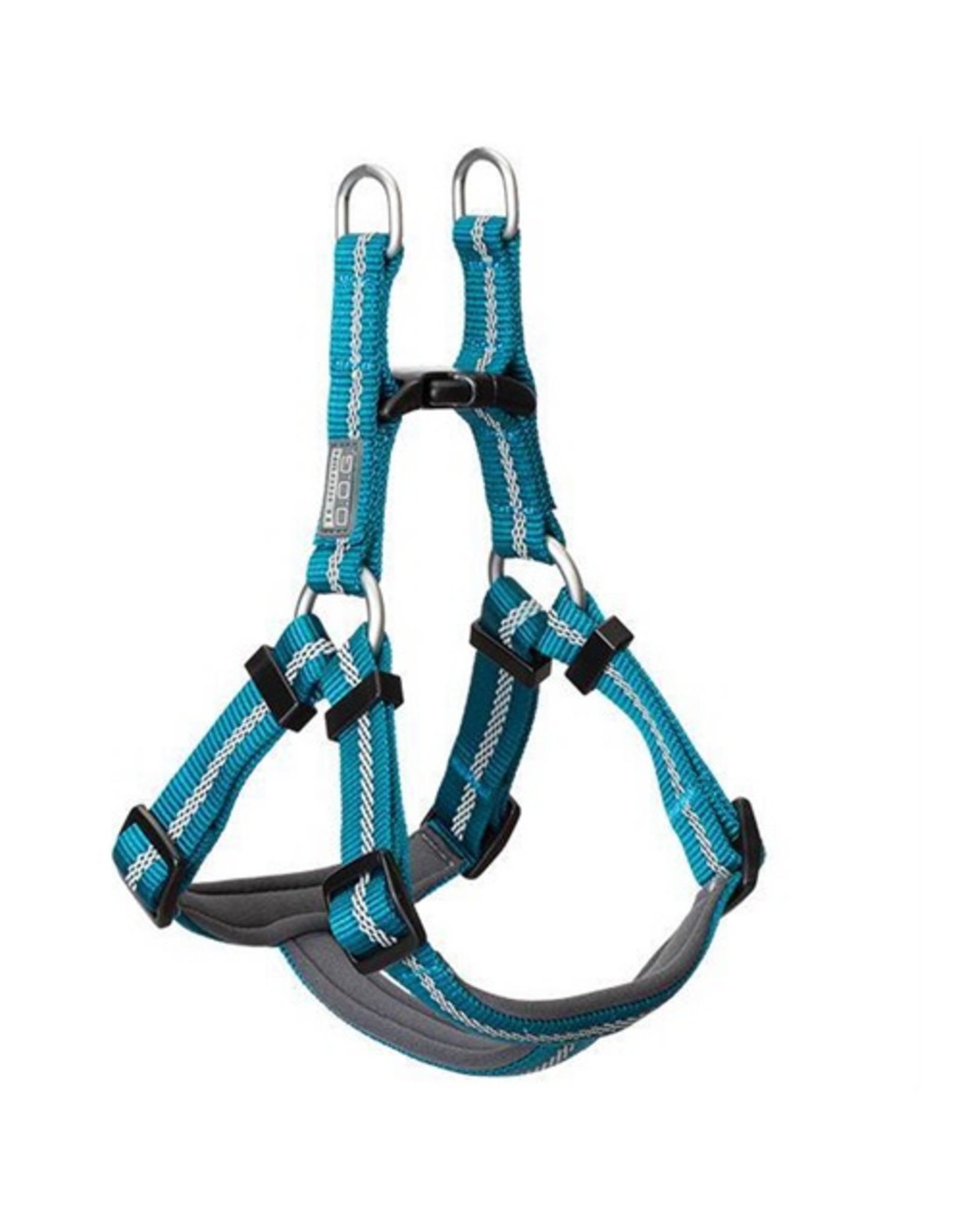 DOG HARNESS REFLECTIVE TEAL