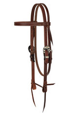 HEADSTALL BROWBAND  STS RANCH FLORAL BUCKLES