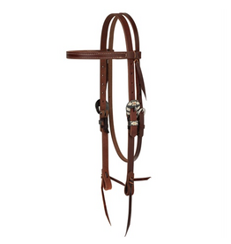 HEADSTALL BROWBAND  STS RANCH FLORAL BUCKLES