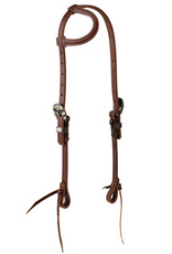 HEADSTALL SLIDING EAR STS RANCH FLORAL BUCKLES