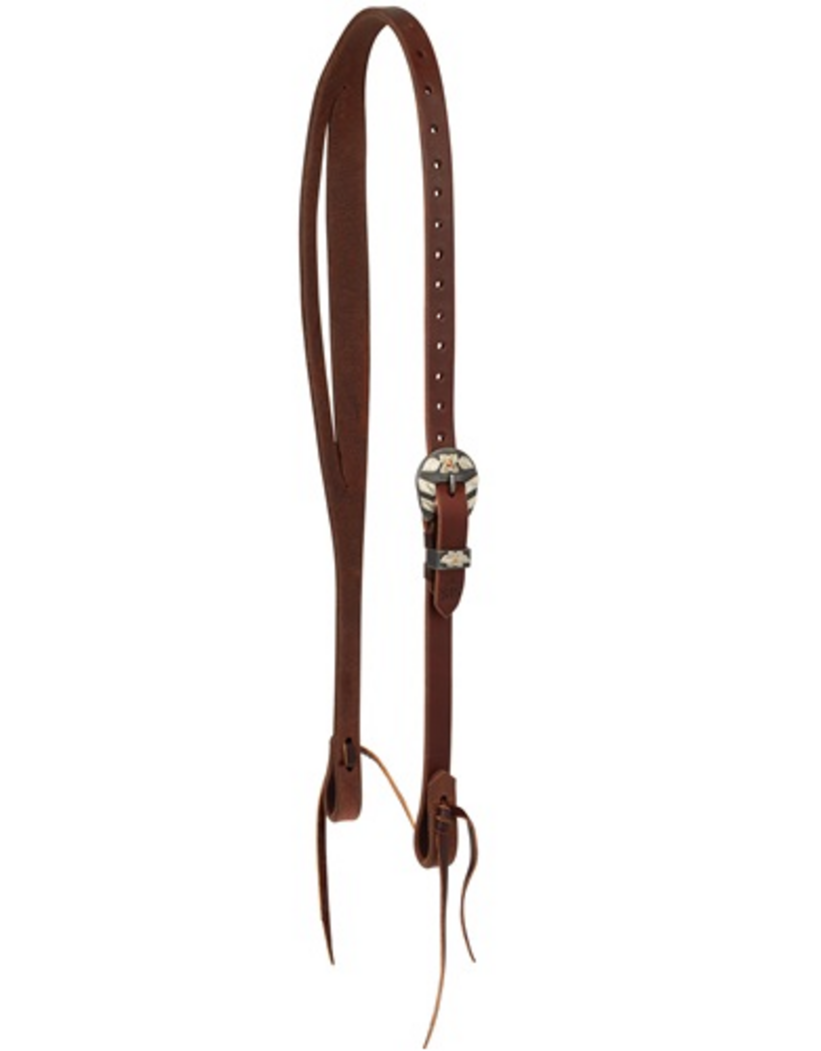 HEADSTALL SPLIT EAR STS RANCH FLORAL BUCKLE