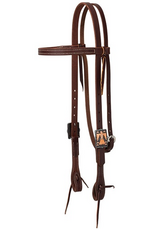 HEADSTALL STRAIGHT BROWBAND  THUNDERBIRD BUCKLE