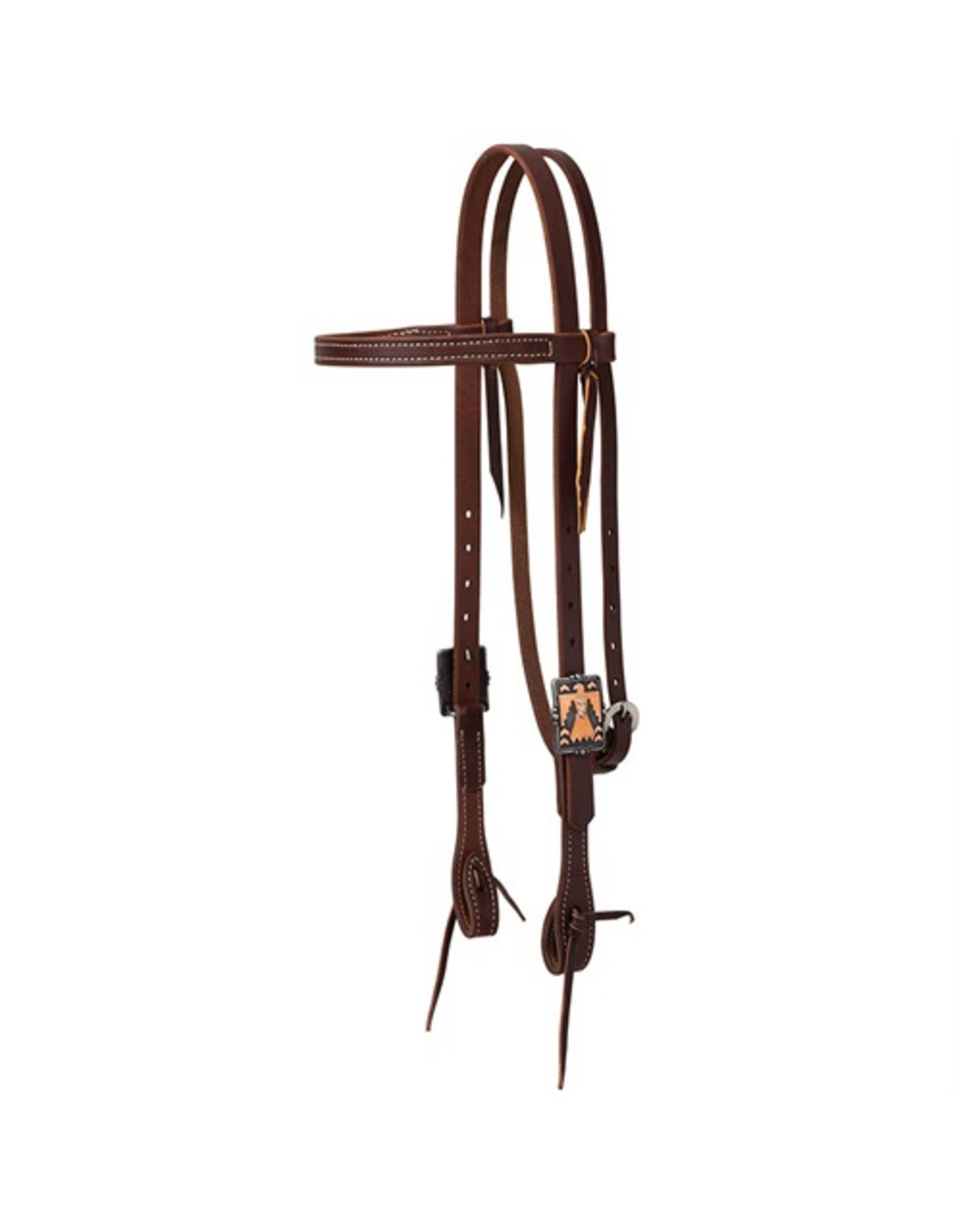 HEADSTALL STRAIGHT BROWBAND  THUNDERBIRD BUCKLE