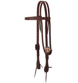 HEADSTALL STRAIGHT BROWBAND  THUNDERBIRD BUCKLE