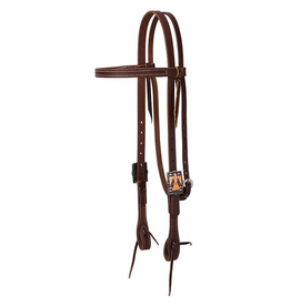 HEADSTALL STRAIGHT BROWBAND  THUNDERBIRD BUCKLE