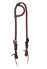 HEADSTALL SLIDING EAR WITH FLOWER BUCKLE WORKING TACK