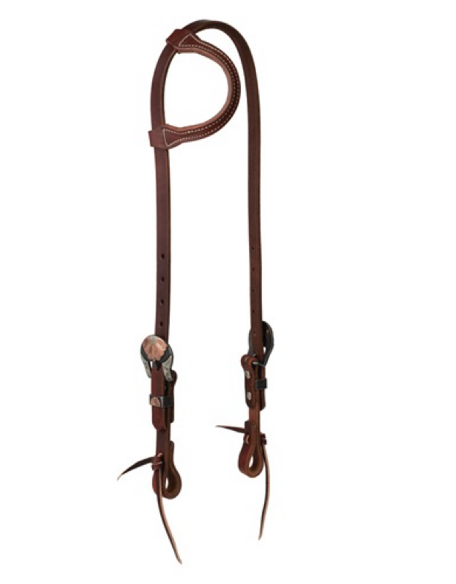HEADSTALL SLIDING EAR WITH FLOWER BUCKLE WORKING TACK