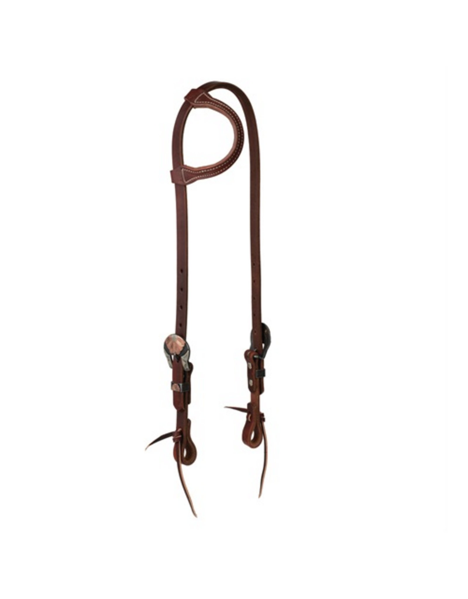 HEADSTALL SLIDING EAR WITH FLOWER BUCKLE WORKING TACK