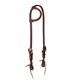 HEADSTALL SLIDING EAR WITH FLOWER BUCKLE WORKING TACK