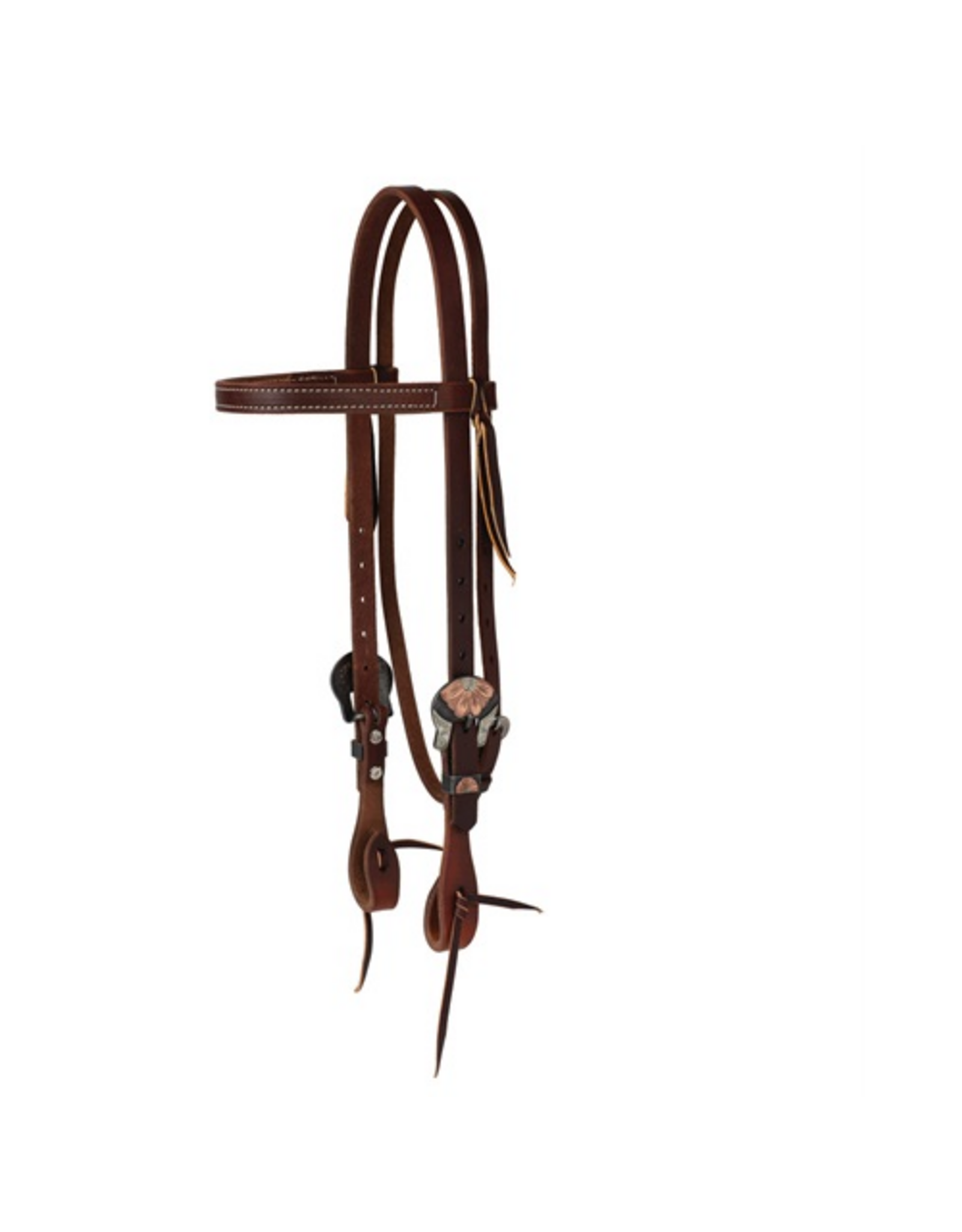 HEADSTALL BROWBAND  WITH FLOWER BUCKLE WORKING TACK